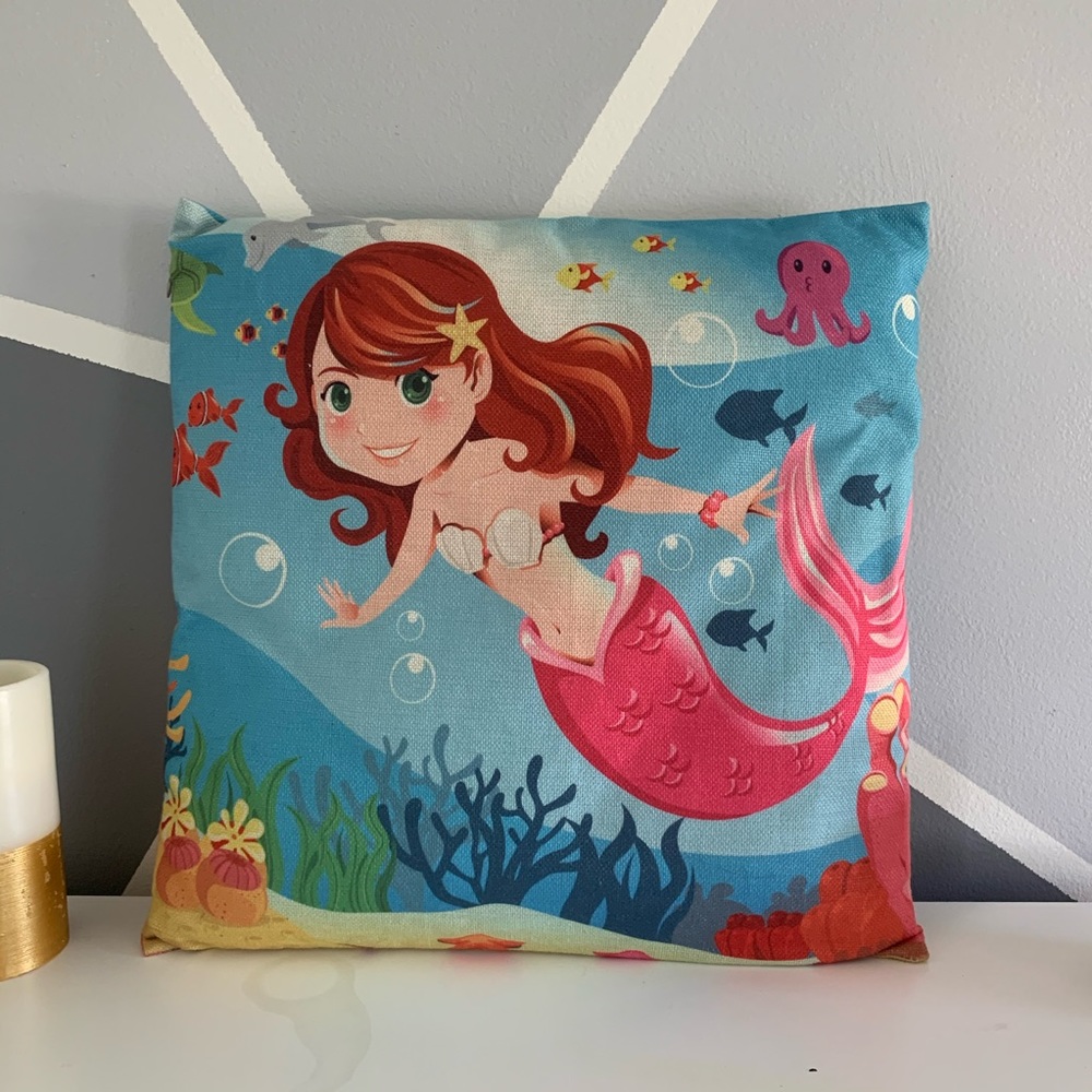 MERMAID THROW PILLOW